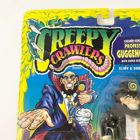 VTG 1994 Creepy Crawlers Professor  Guggengrime 5.5 Inch Action Figure Damaged - Picture 6 of 16